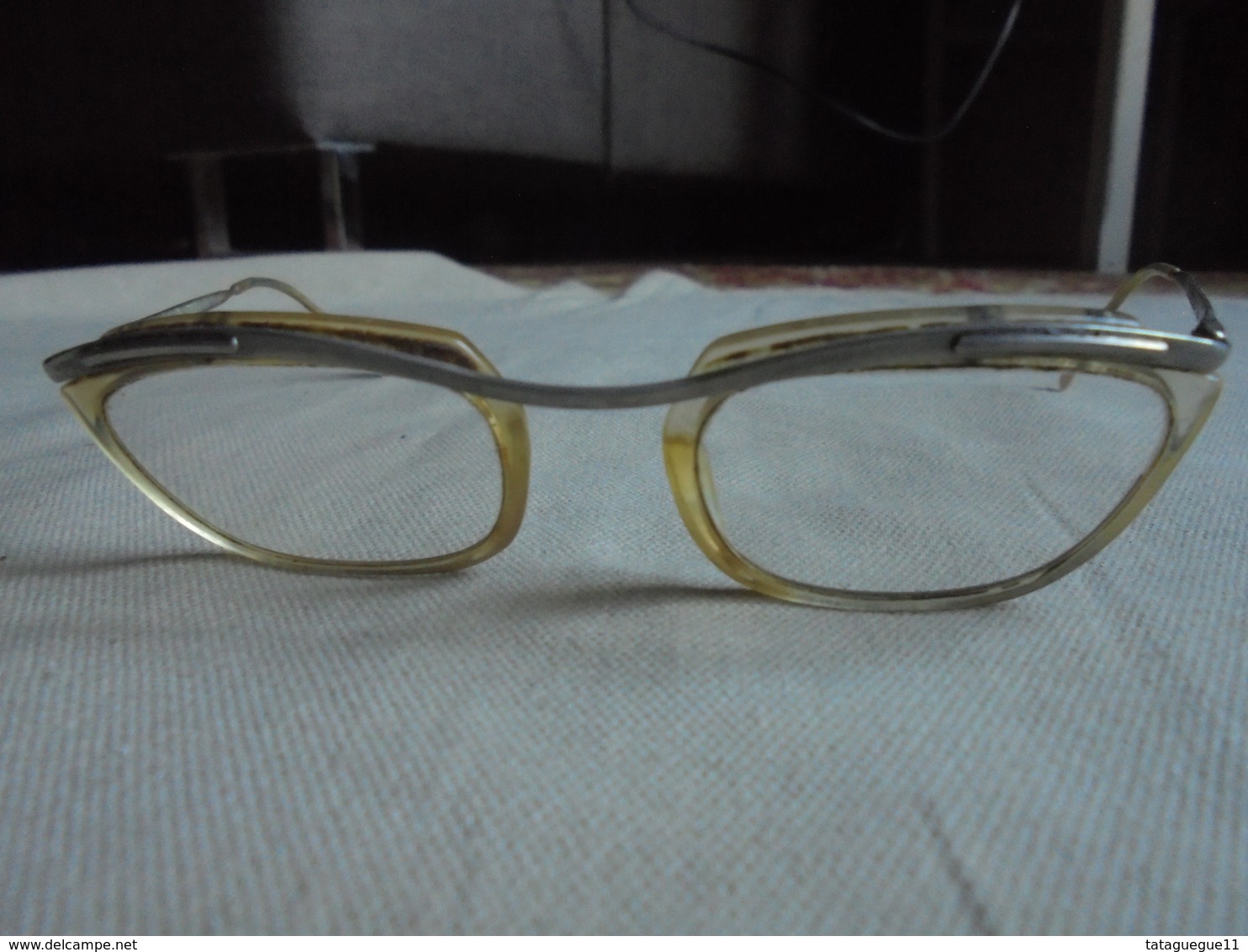 Ancien - Paire De Lunettes De Vue Femme Années 40/50 - Occhiali