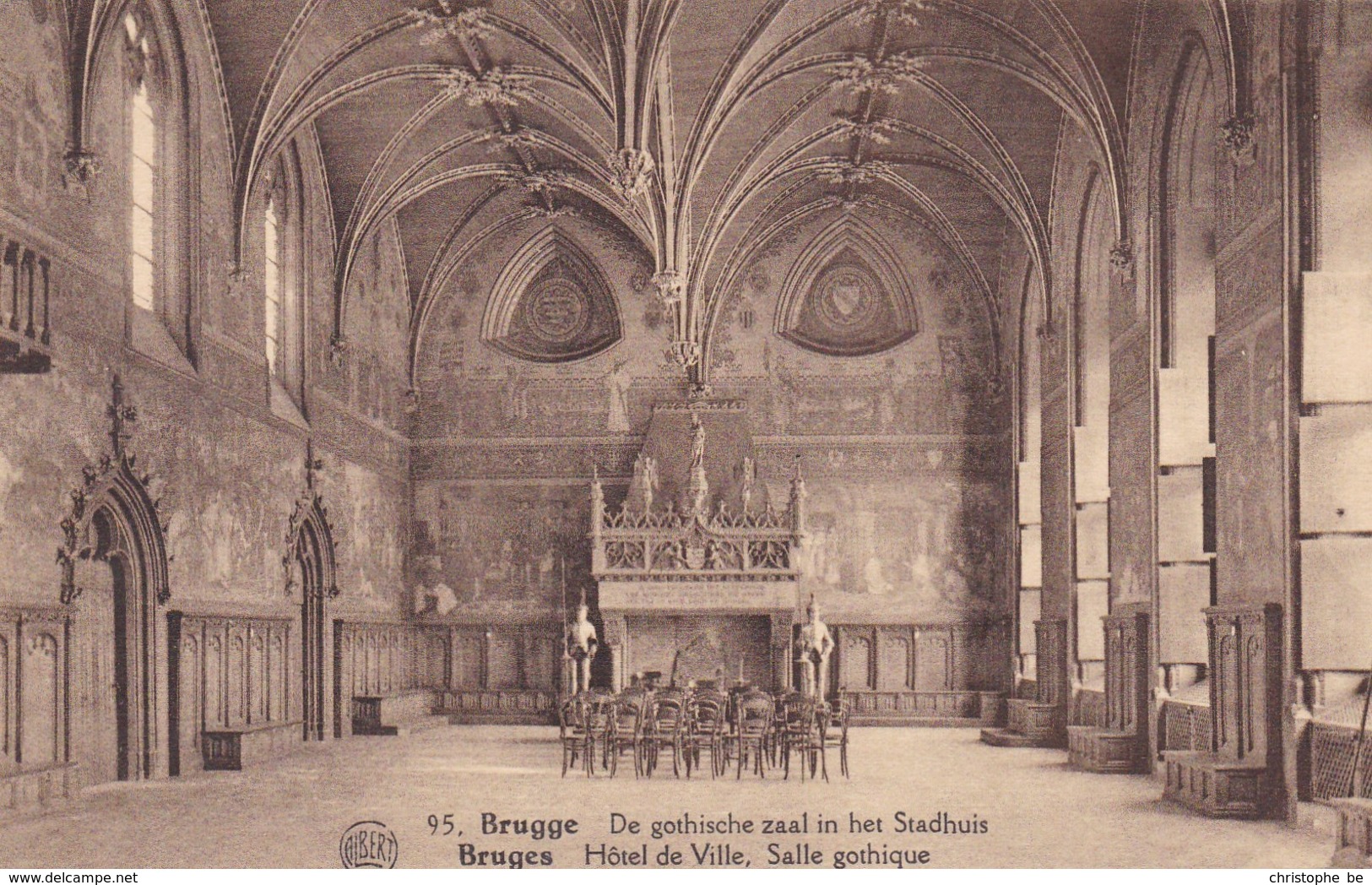 Brugge, Bruges, De Gotische Zaal In Het Stadhuis (pk34670) - Brugge