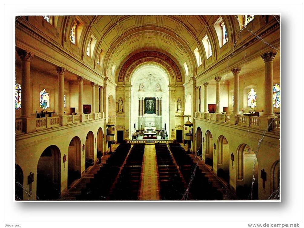 FÁTIMA 1975 - Interior Da Basílica - Stamp Egas Moniz &amp; Cancel - Ed. CC N.&ordm; 390 - Ourém Portugal - Santarem