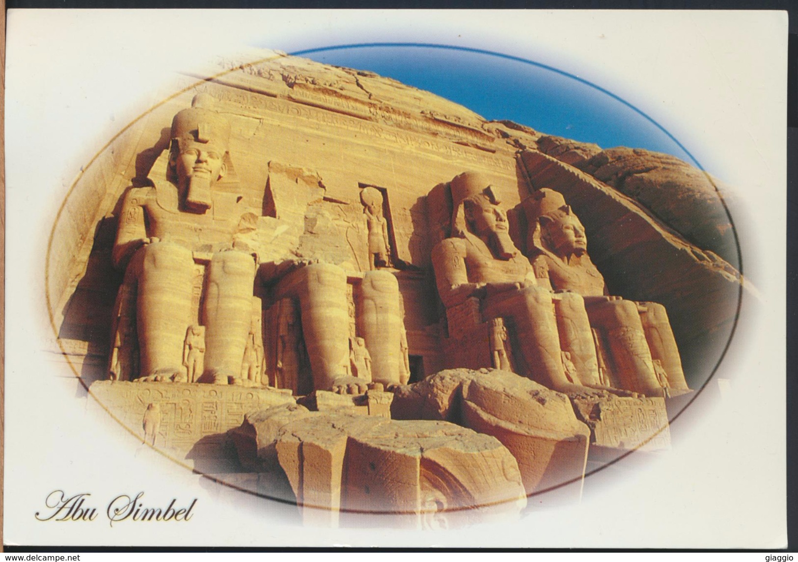 °°° GF220 - EGYPT - ABU SIMPEL - 2002 With Stamps °°° - Abu Simbel Temples