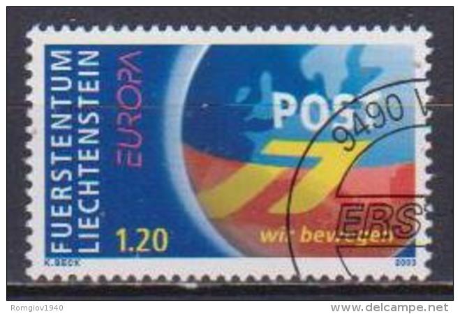 LIECHTESTEIN 2003 EUROPA UNIF. 1251 USATO VF - Used Stamps