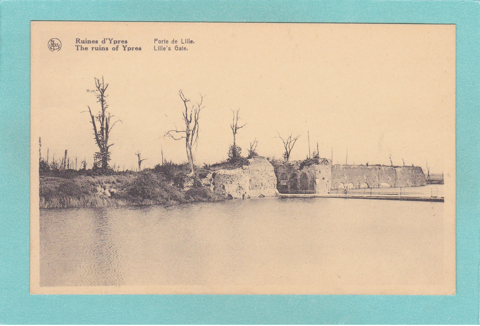 Old Postcard Of Ruines D`Vpres,Ieper,Flemish Province Of West Flanders, Belgium.,R33. - Ieper