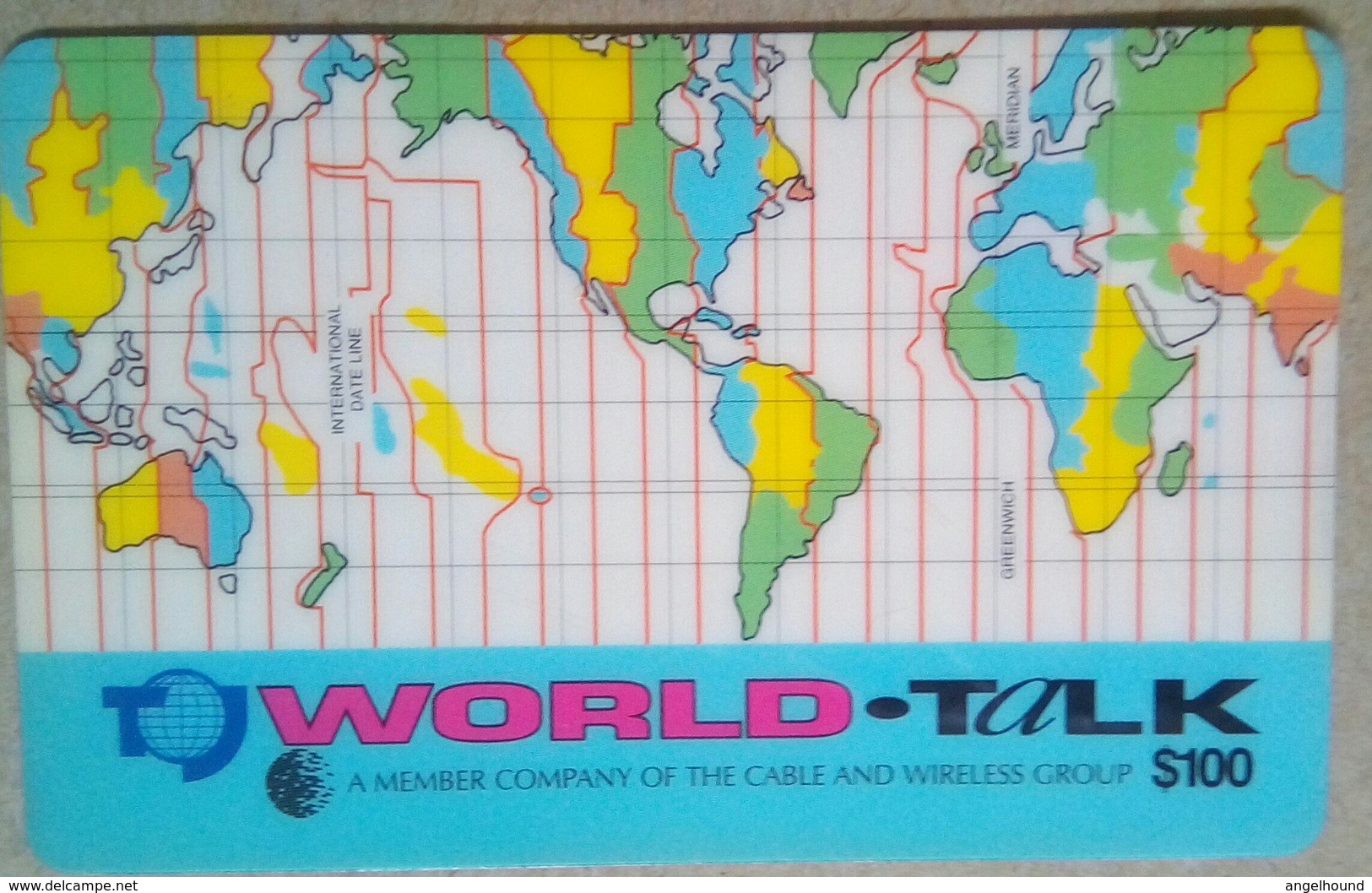 Jamaica J$100 World Talk Map - Jamaica