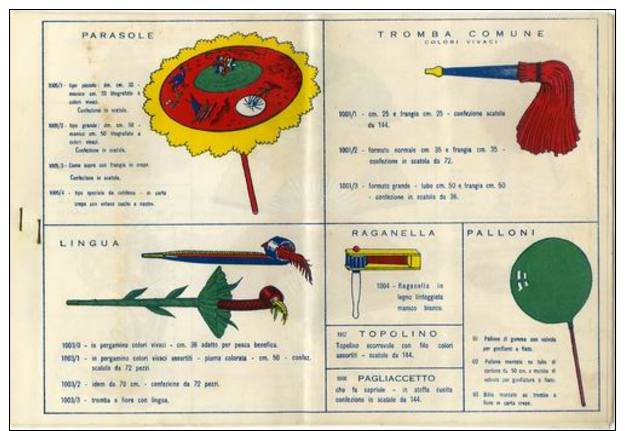 Carnevale, Catalogo Di Vendita Di Acc... - Autres & Non Classés