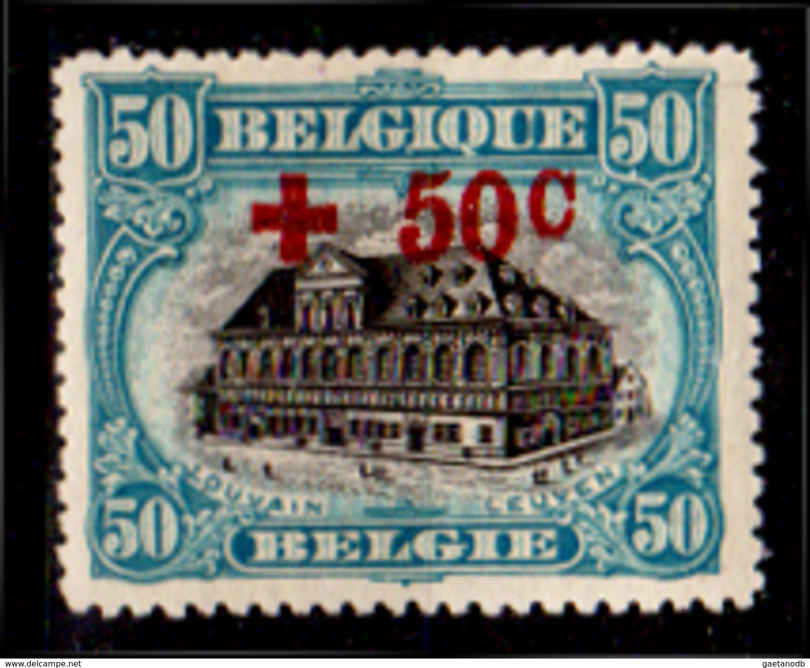 Belgio-167 - 1918: Yvert & Tellier N. 159 (+) Hinged - Senza Difetti Occulti. - 1918 Cruz Roja