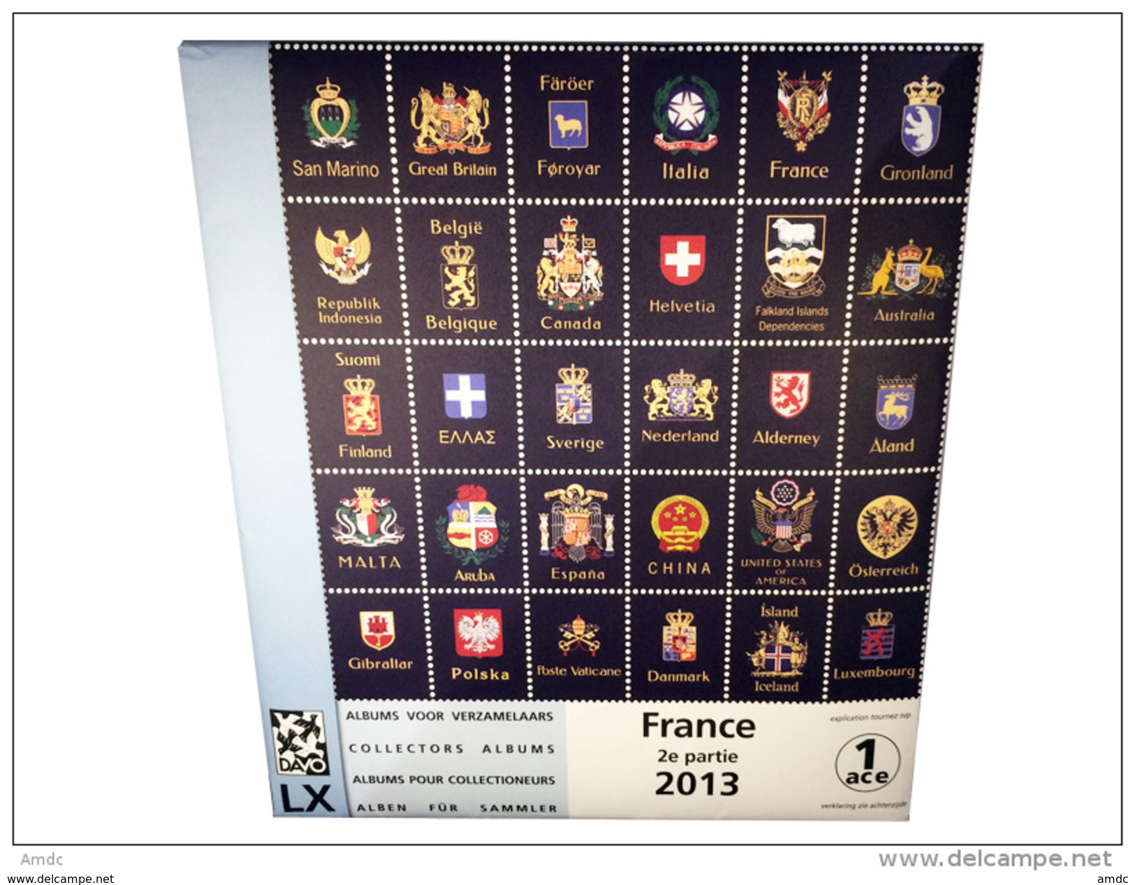Jeu France DAVO Luxe 2eme Semestre 2013 - Pour Ranger Ses Timbres - Autres & Non Classés