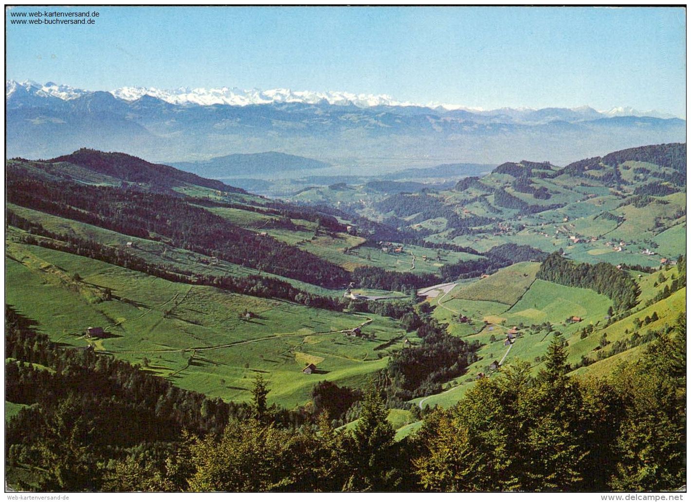 Blick Gegen Goldingen Zürichsee Und Schwyzeralpen - Goldingen