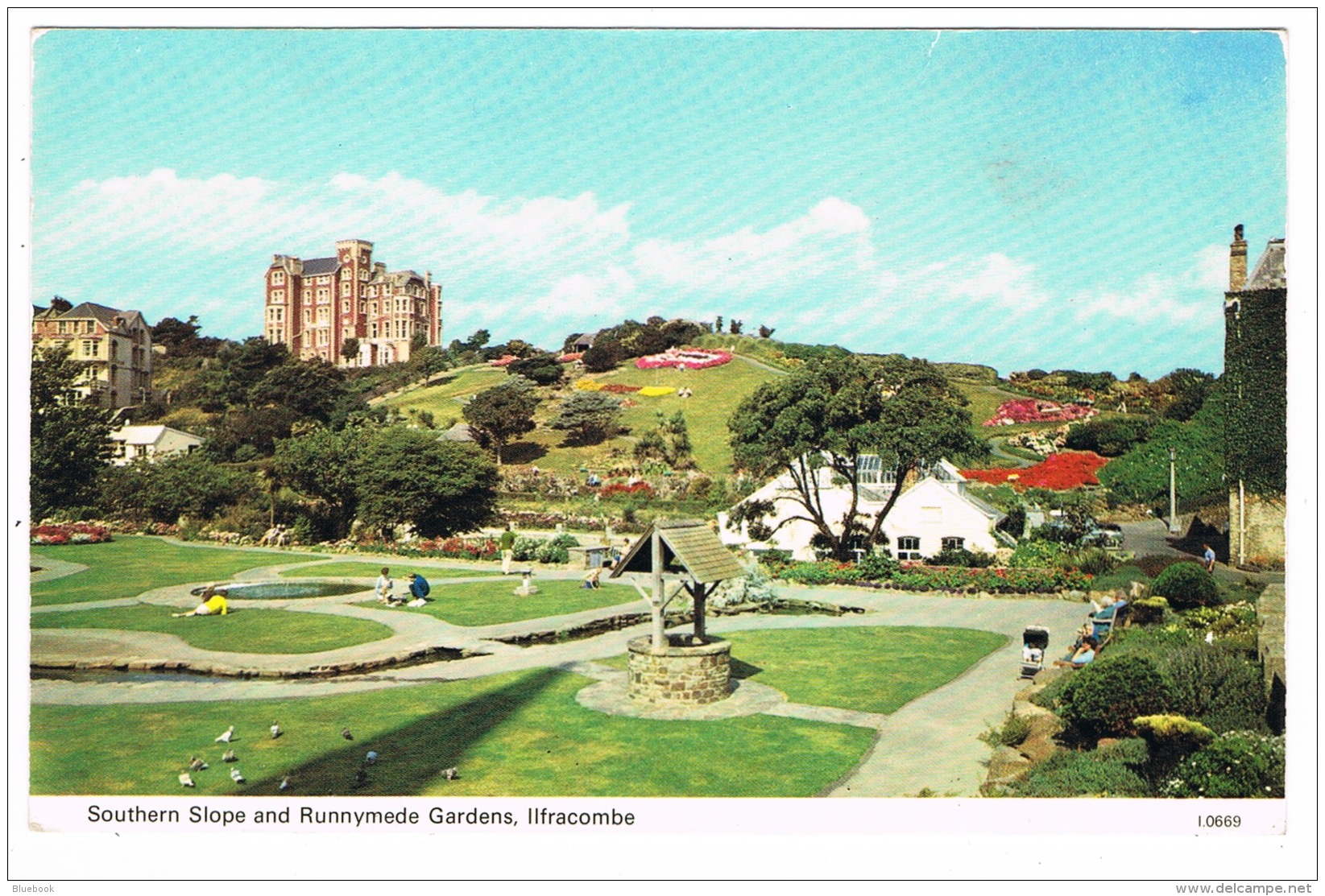 RB 1148 - Postcard - Southern Slope &amp; Runnymede Gardens Ilfracombe - Devon - Ilfracombe