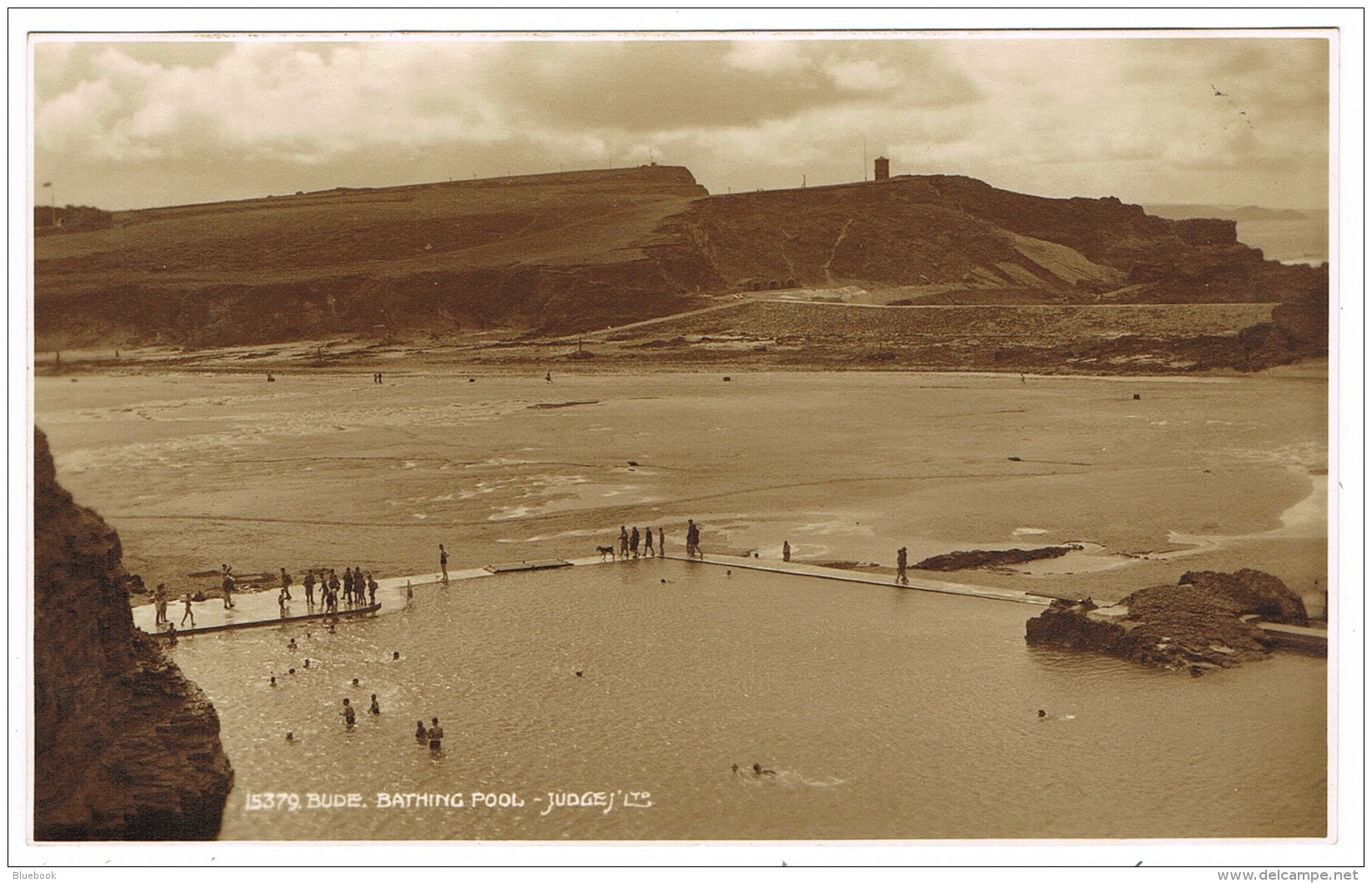 RB 1149 - Judges Real Photo Postcard - Bathing Pool Beach Bude - Cornwall - Other & Unclassified