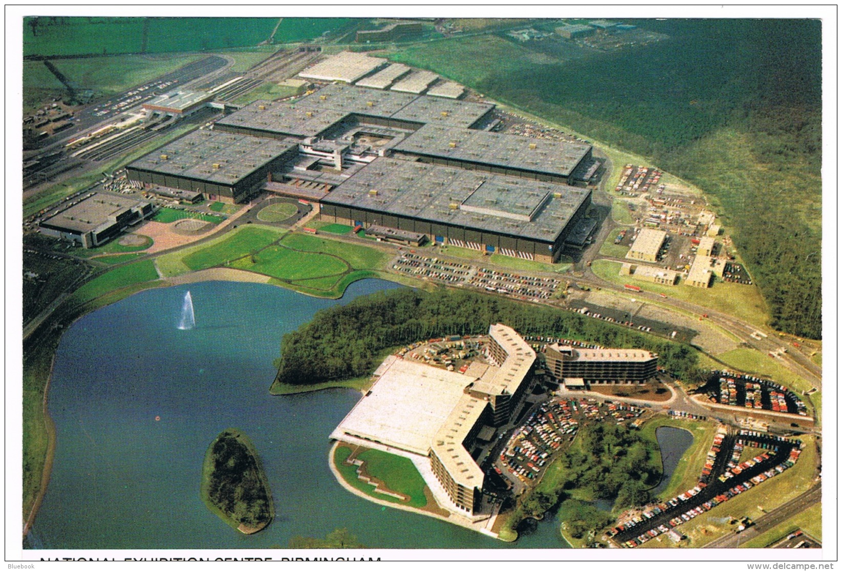 RB 1149 - Aerial View Postcard NEC National Exhibition Centre Birmingham Near Solihull - Warwickshire - Birmingham