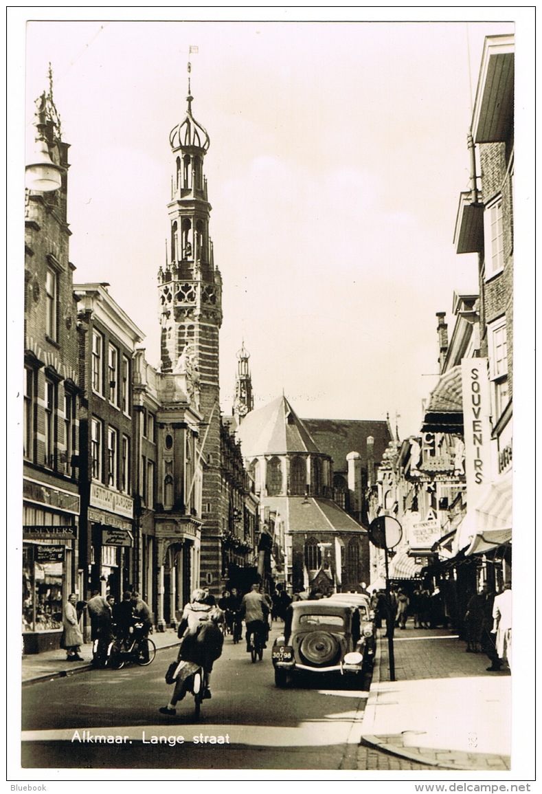 RB 1150 -  Animated Real Photo Postcard - Lange Straat Alkaar - North Holland Netherlands - Alkmaar