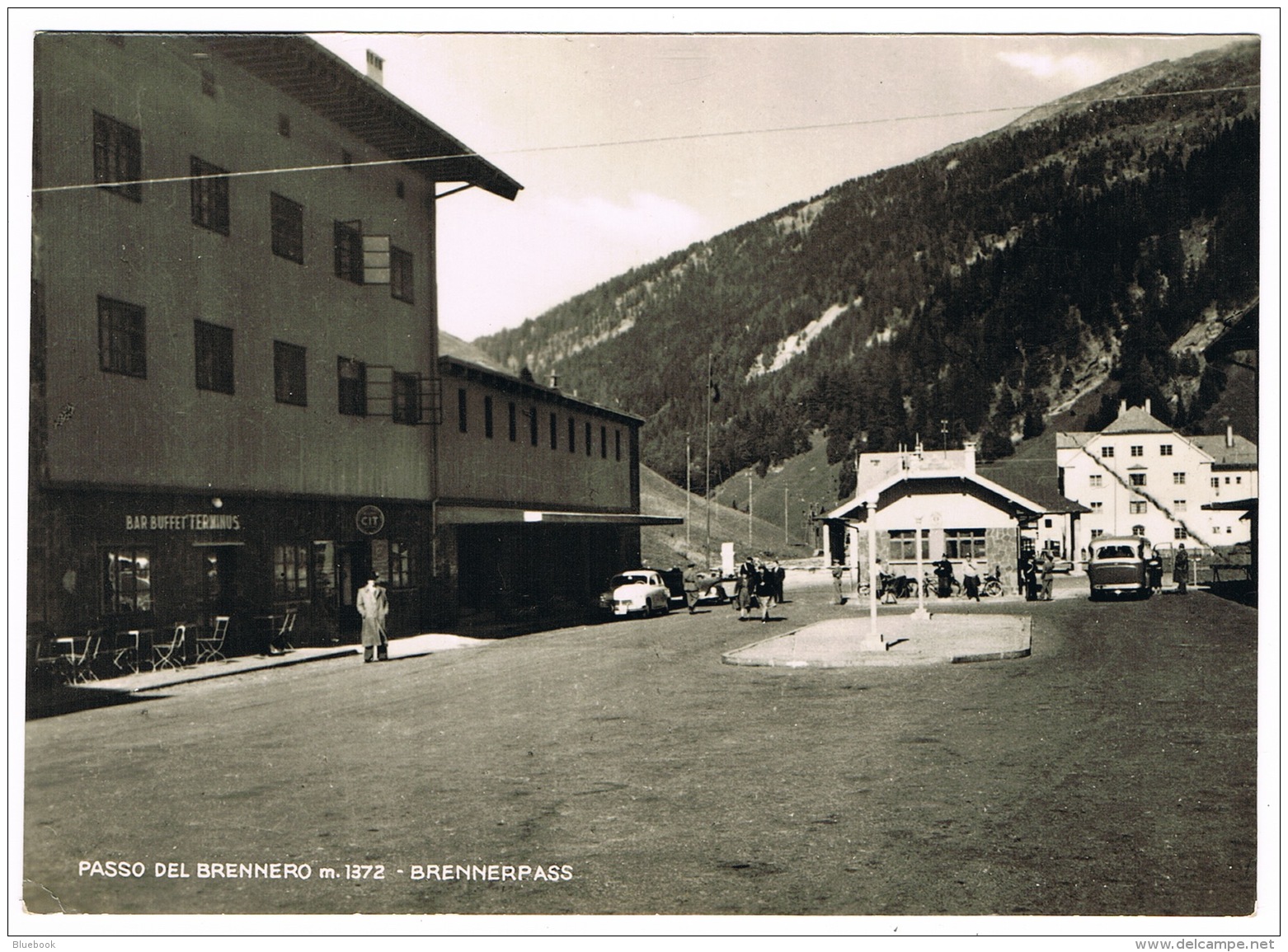 RB 1150 -  Real Photo Postcard - Passo Del Brennero - Brennerpass Austria Italy Border - South Tyrol - Other & Unclassified