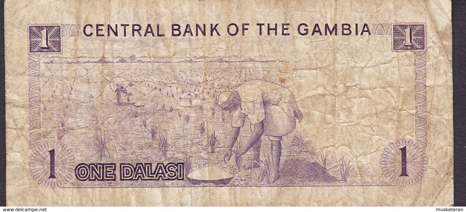 Gambia  - 1 DALASI Sir Dawda Kairabi Jawara V 777752 (2 Scans) - Gambia