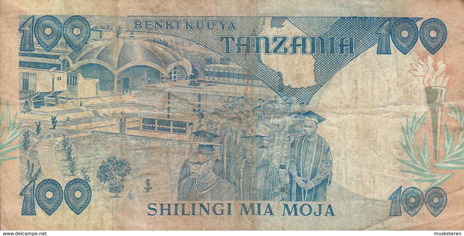 Tanzania - 100 SHILINGI MIA MOJA, AD 131623 (2 Scans) - Tanzanie