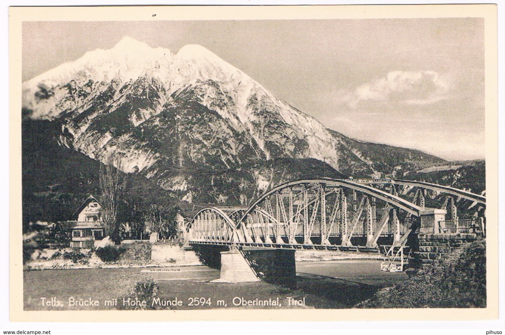 Ö-3253   TELFS : Brücke Mit Hohe Munde - Telfs