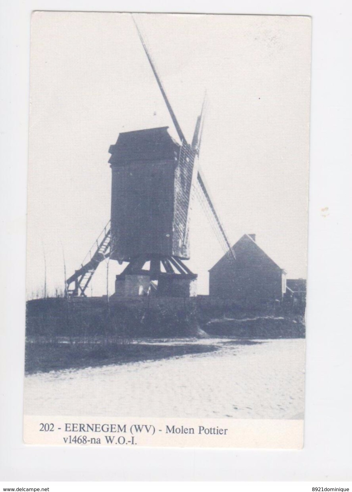 Eernegem (WV) - Molen Pottier - 1468 - Na W.O.-I (Ichtegem ) - Molen Moulin Mühle Mill - Ichtegem