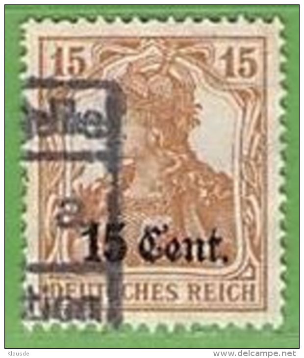 MiNr.5 O  Deutschland Deutsche Besetzg,1.WK Etappe West - Besetzungen 1914-18