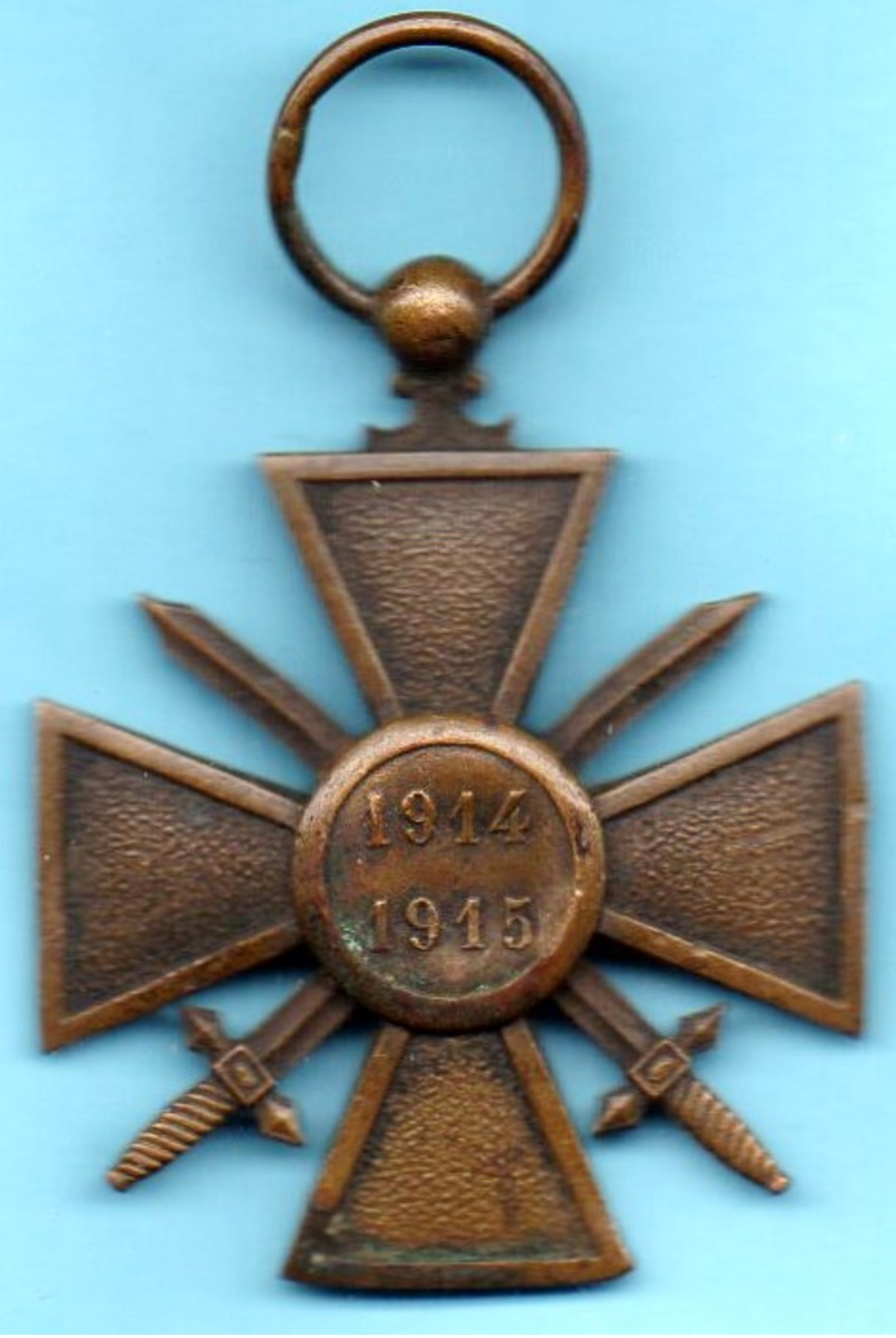 A1/ FRANCE  Médaille CROIX De GUERRE 1914 - 1915 Sans Ruban - France