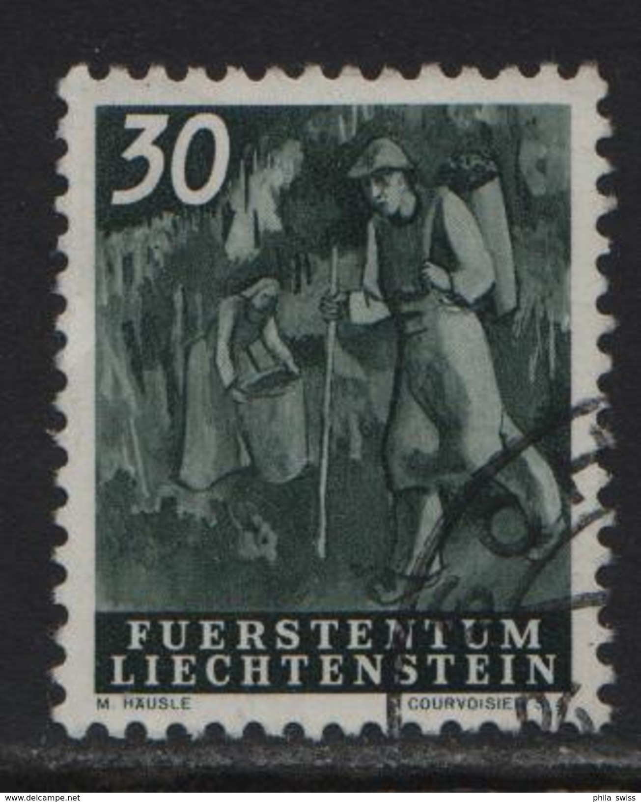 1951 Ländliche Motive 241/294 O Schaan - Gebraucht