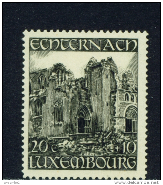 LUXEMBOURG  -  1947  Echternach Abbey  20c+10c  Mounted/Hinged Mint - Unused Stamps