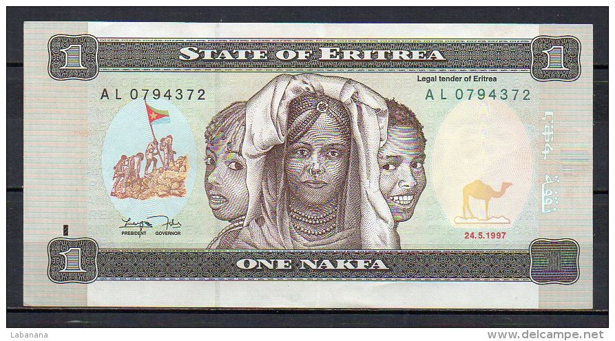 534-Erythrée Billt De 1 Nafka 1997 AL079 - Eritrea