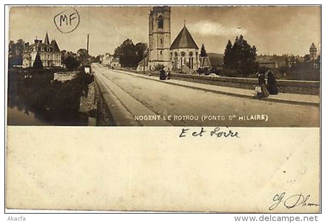 CPA  Nogent-le-Rotrou - Pont S Hilaire  (385906) - Autres & Non Classés