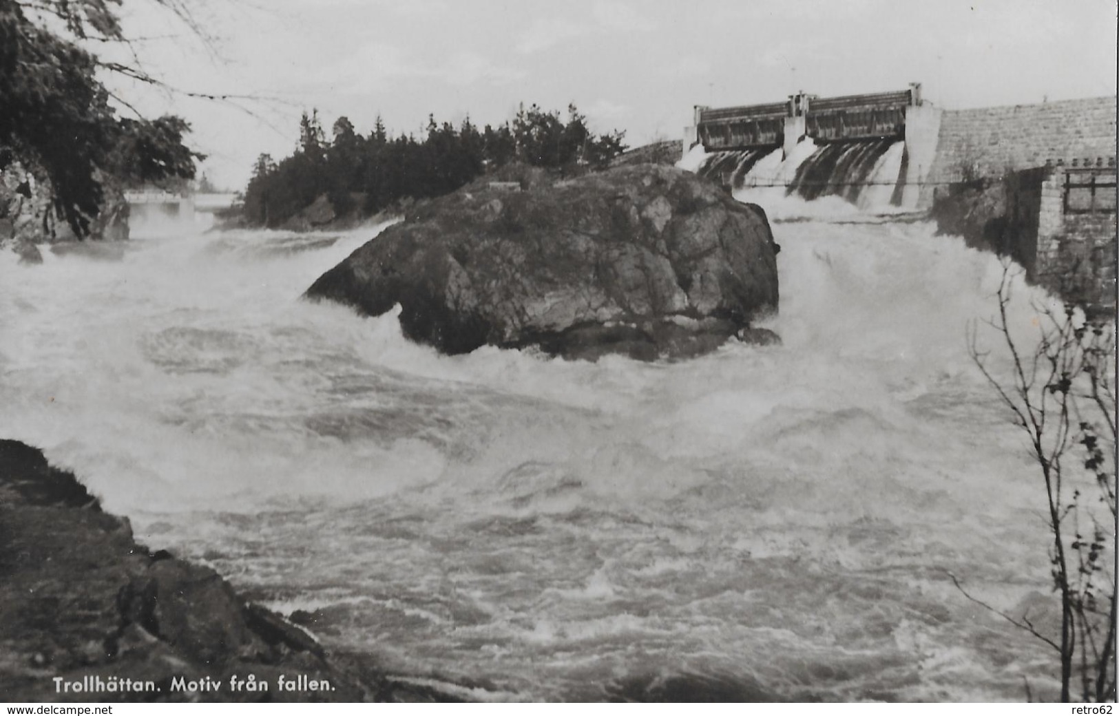 TROLLHÄTTAN &rarr; Wasserfälle In Der Provinz Västra Götalands, Ca.1950 - Suède