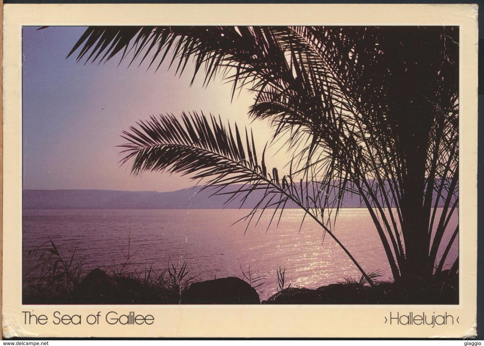 °°° GF251 - JORDAN - THE SEA OF GALILEE - With Stamps °°° - Giordania