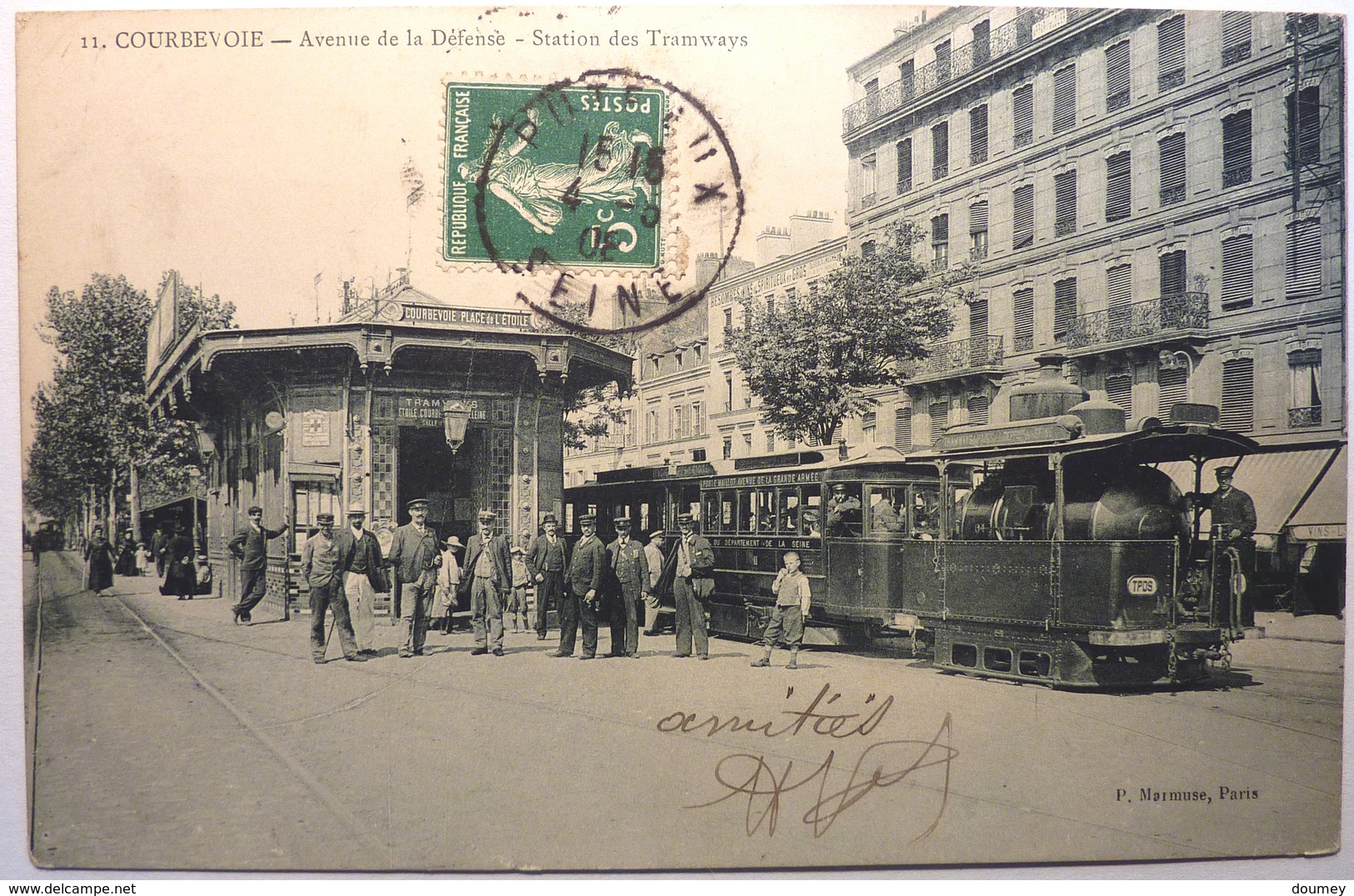 AVENUE DE LA DÉFENSE - STATION DES TRAMWAYS  - COURBEVOIE - Courbevoie