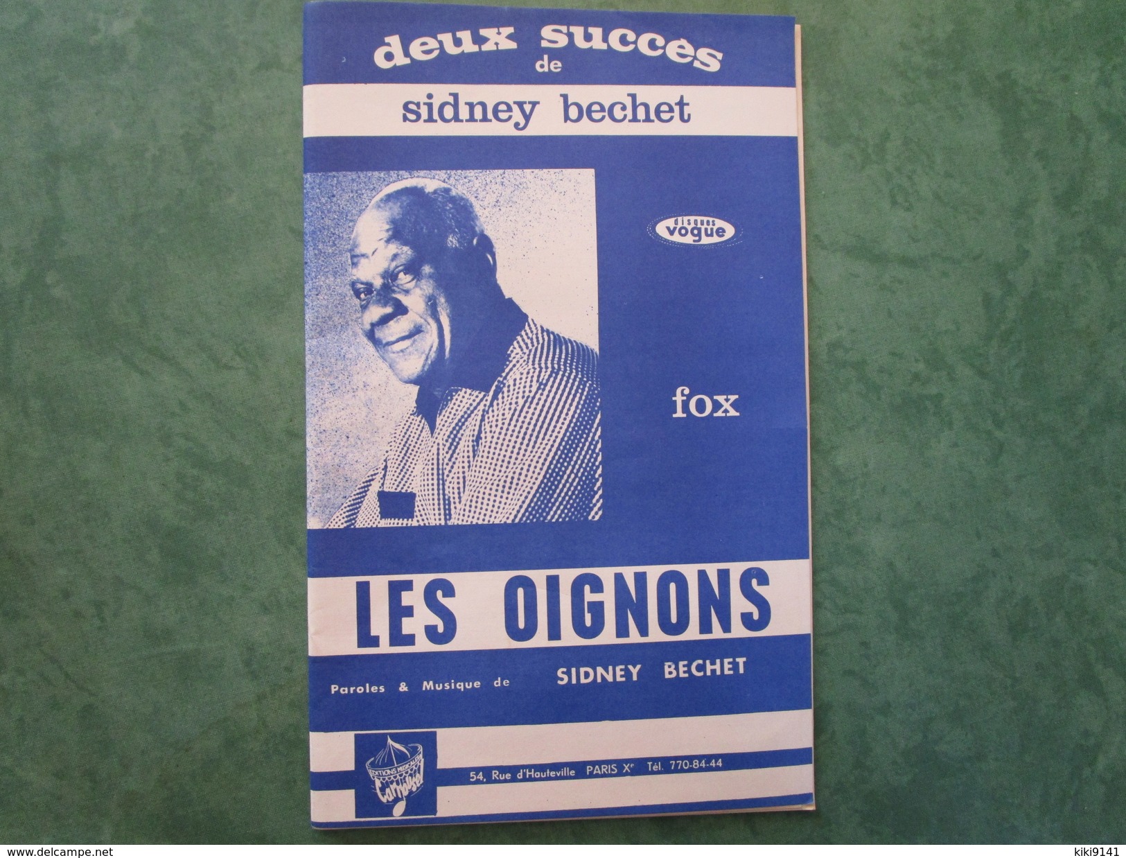 SIDNEY BECHET - Les Oignons Et Le Marchand De Poissons - Tous Instruments - 36 Pages - Jazz