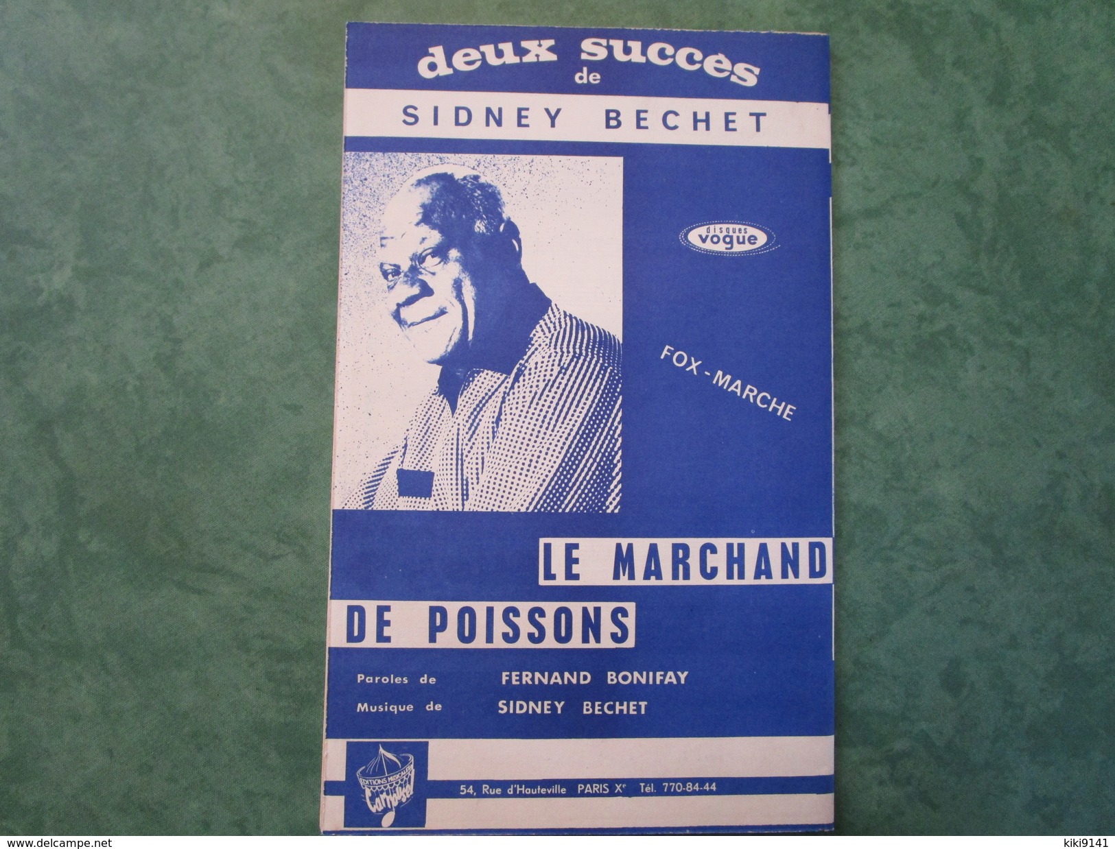 SIDNEY BECHET - Les Oignons Et Le Marchand De Poissons - Tous Instruments - 36 Pages - Jazz