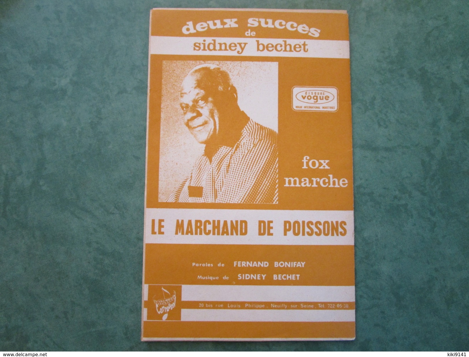 SIDNEY BECHET - Les Oignons Et Le Marchand De Poissons - Tous Instruments - 26 Pages - Jazz