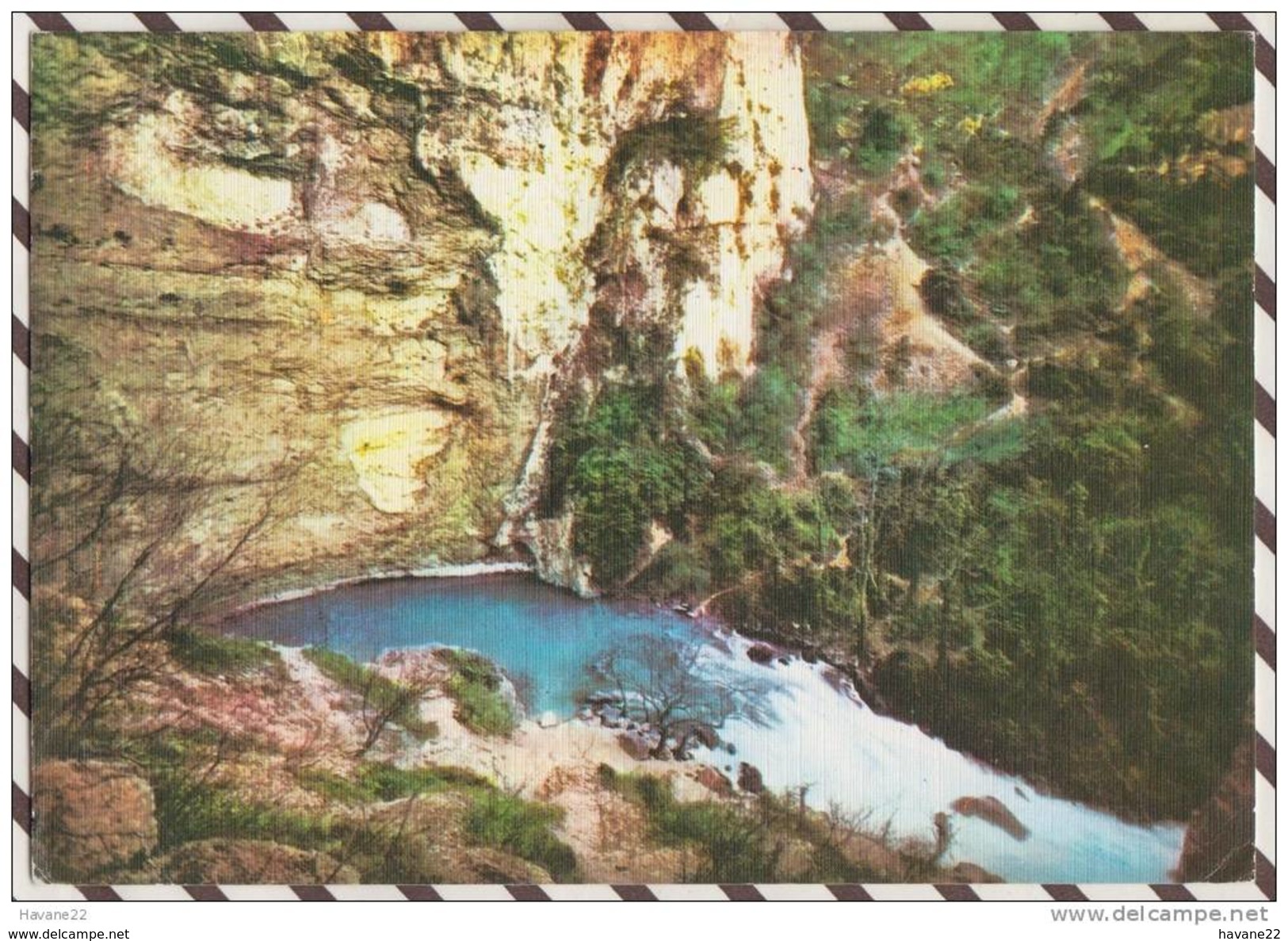 2X2733 FONTAINE DE VAUCLUSE NAISSANCE DE LA SOURCE PAR HAUTES EAUX 2 SCANS - Autres & Non Classés