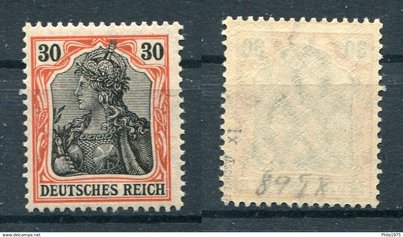 Deutsches Reich Michel-Nr. 89Ix Postfrisch - Geprüft - Ungebraucht