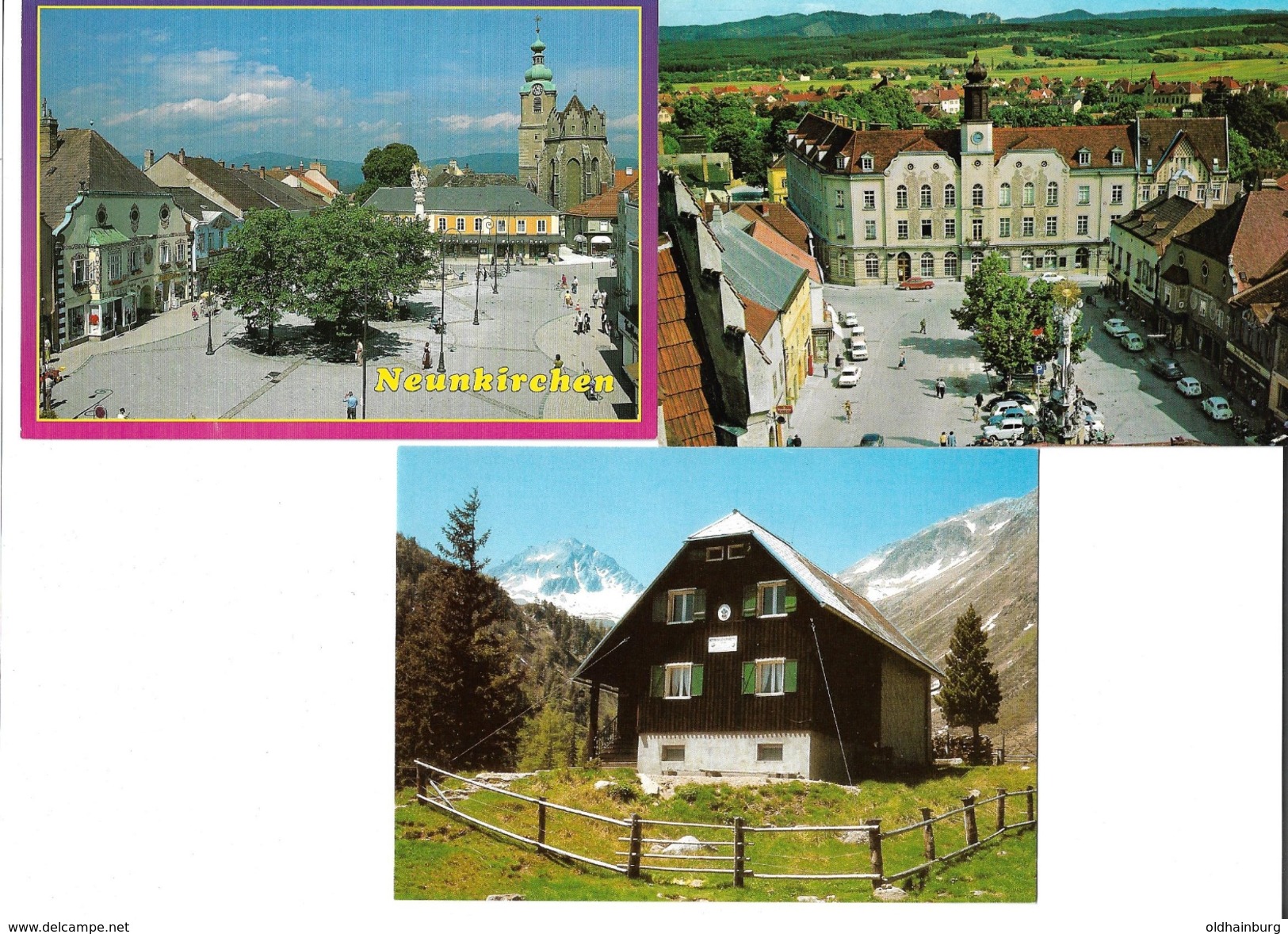 1407p: Österreich 3 AKs 2620 Neunkirchen Ungelaufen - Neunkirchen
