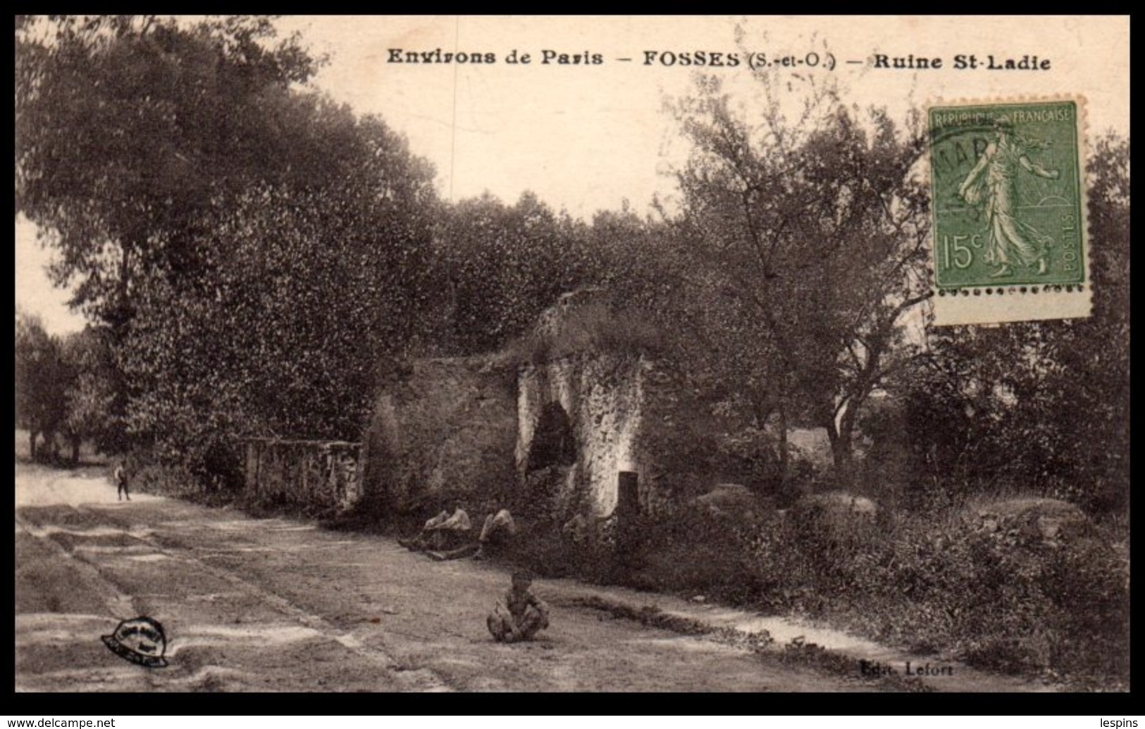 95 - FOSSES --  Ruines De St Ladie - Fosses