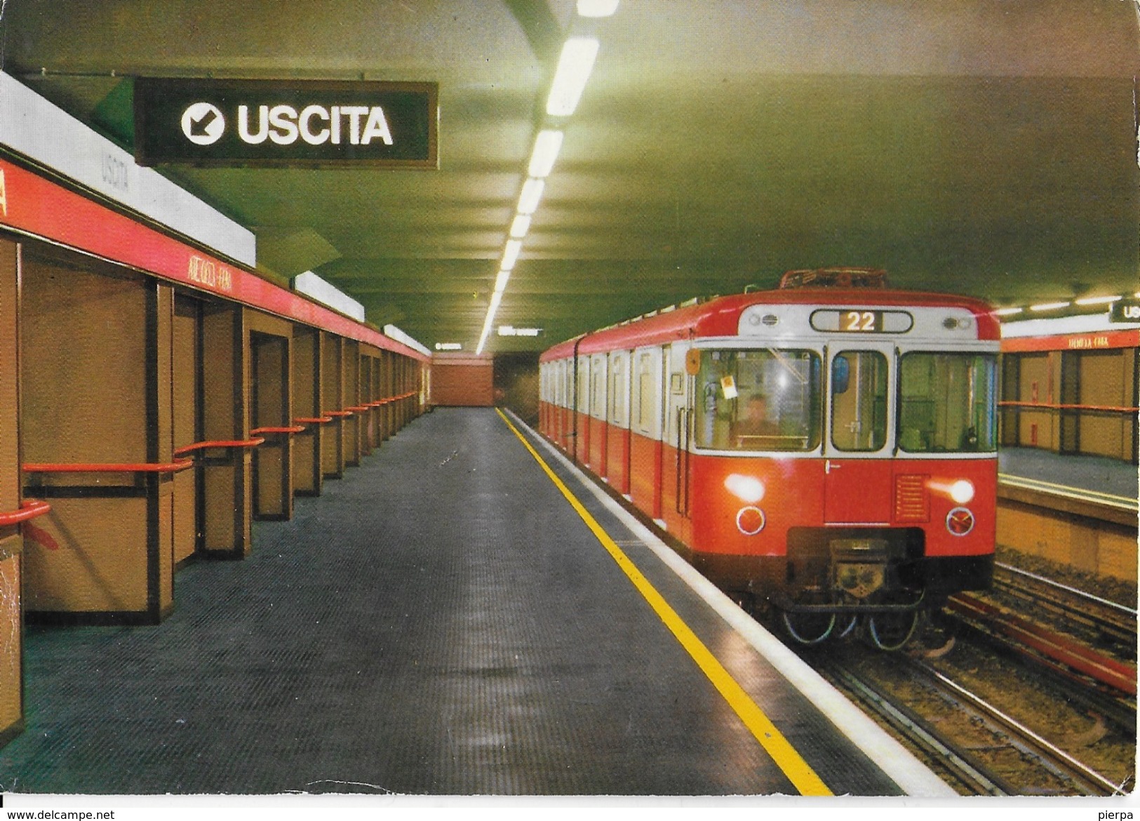 MILANO - LA METROPOLITANA - VIAGGIATA 1971 - Altri & Non Classificati