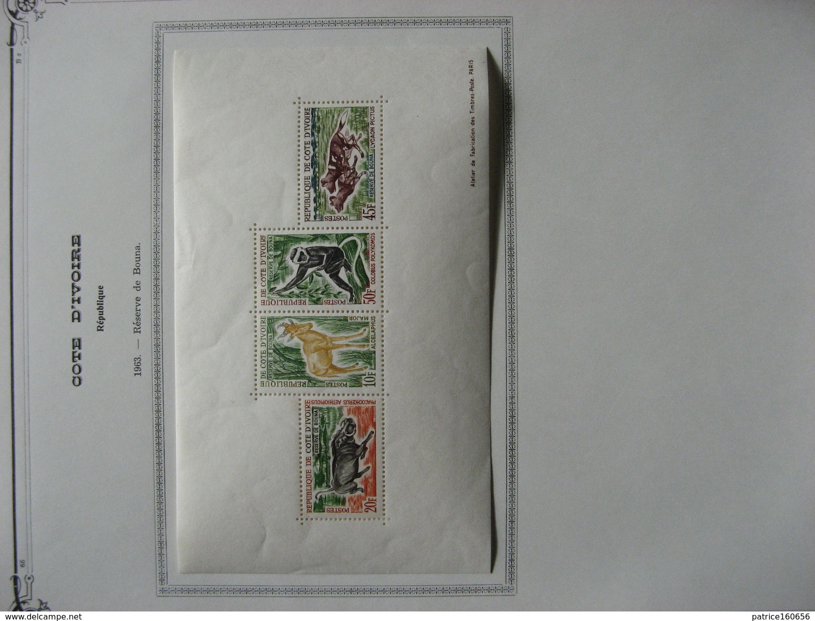 TB petite collection de timbres de COTE D'IVOIRE. Neufs X et XX.