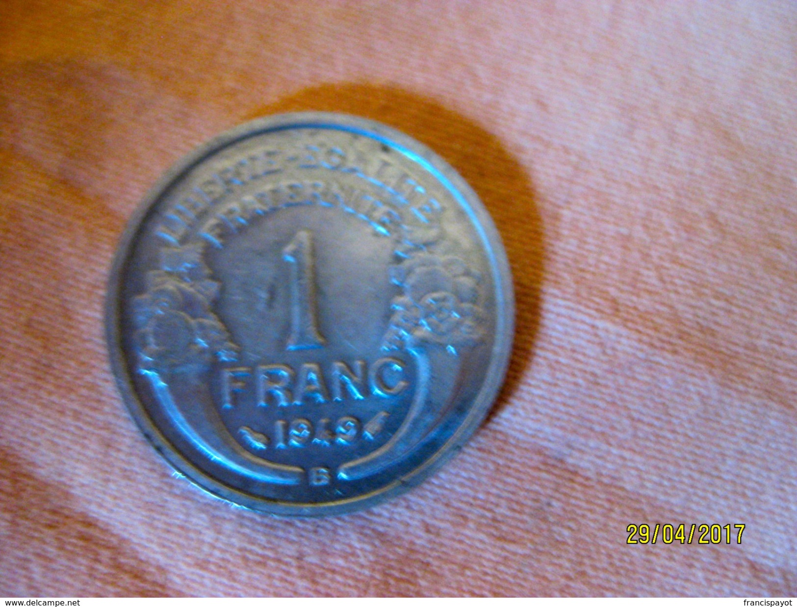 France: 1 Franc 1949 B - 1 Franc