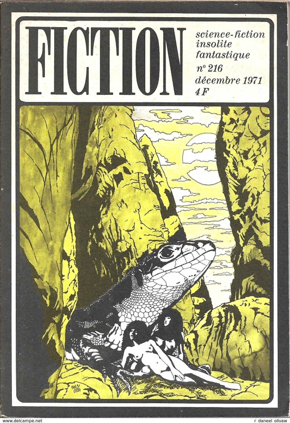 Fiction N° 216, Décembre 1971 (TBE+) - Fiction