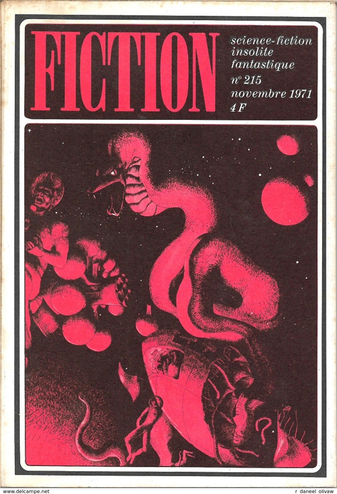 Fiction N° 215, Novembre 1971 (TBE) - Fiction
