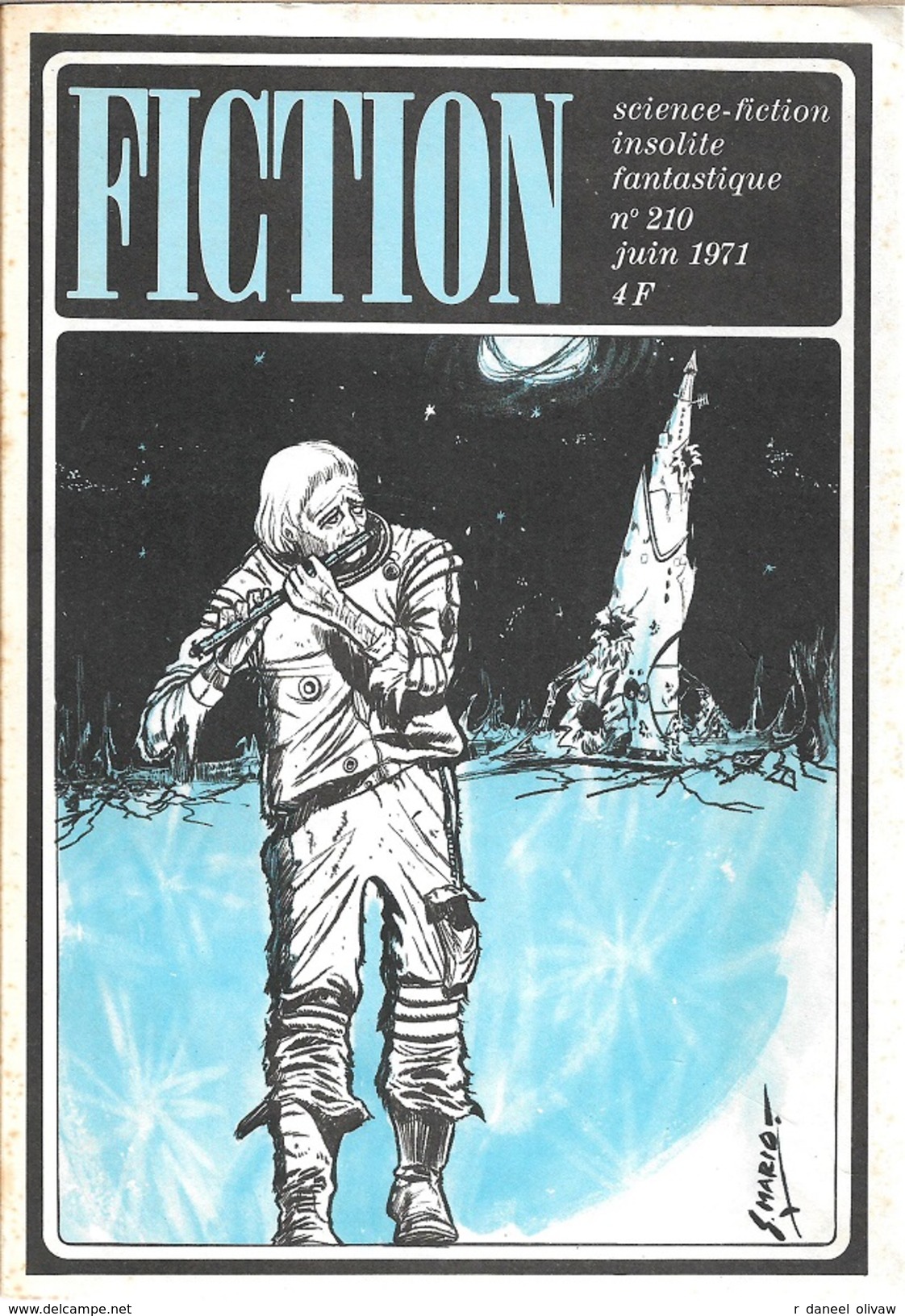 Fiction N° 210, Juin 1971 (TBE+) - Fiction