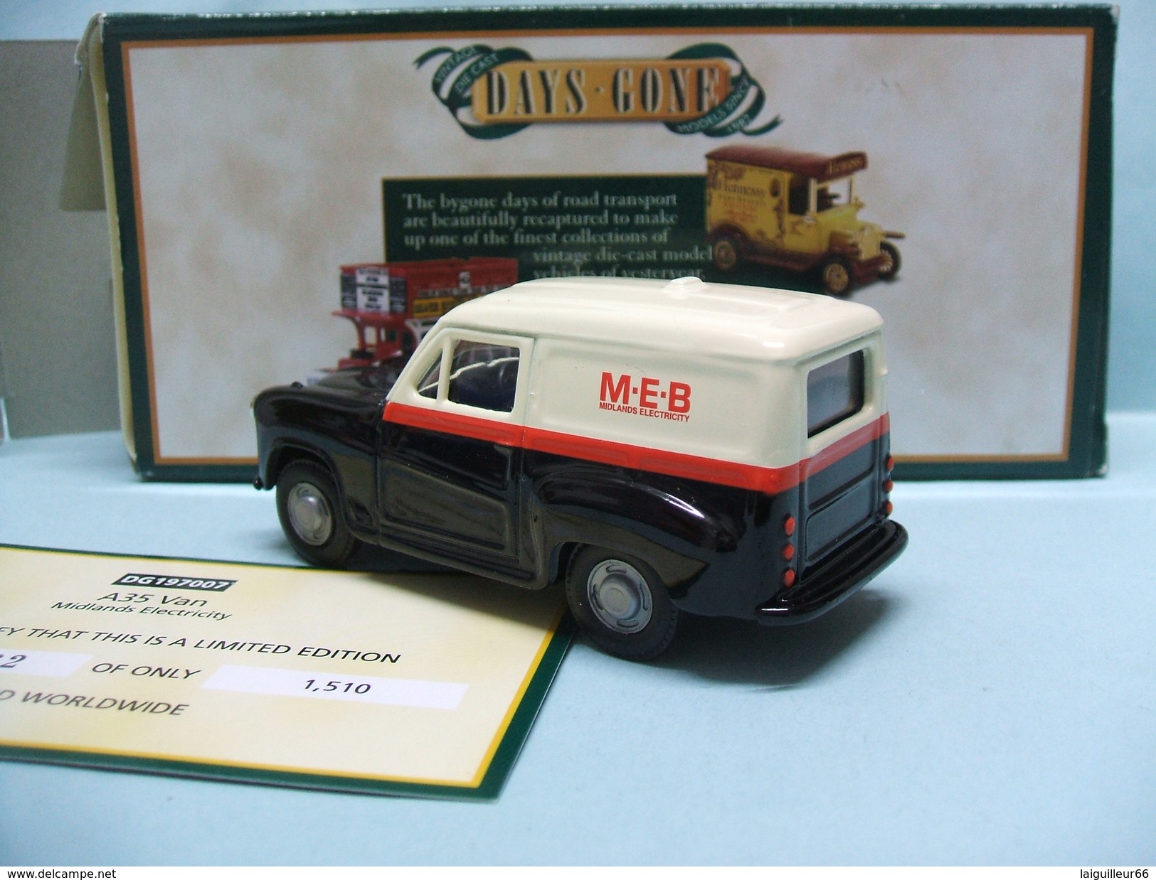 Corgi Lledo Days Gone - AUSTIN A35 Van MEB MIDLANDS ELECTRICITY Réf. DG197007 BO - Utilitaires