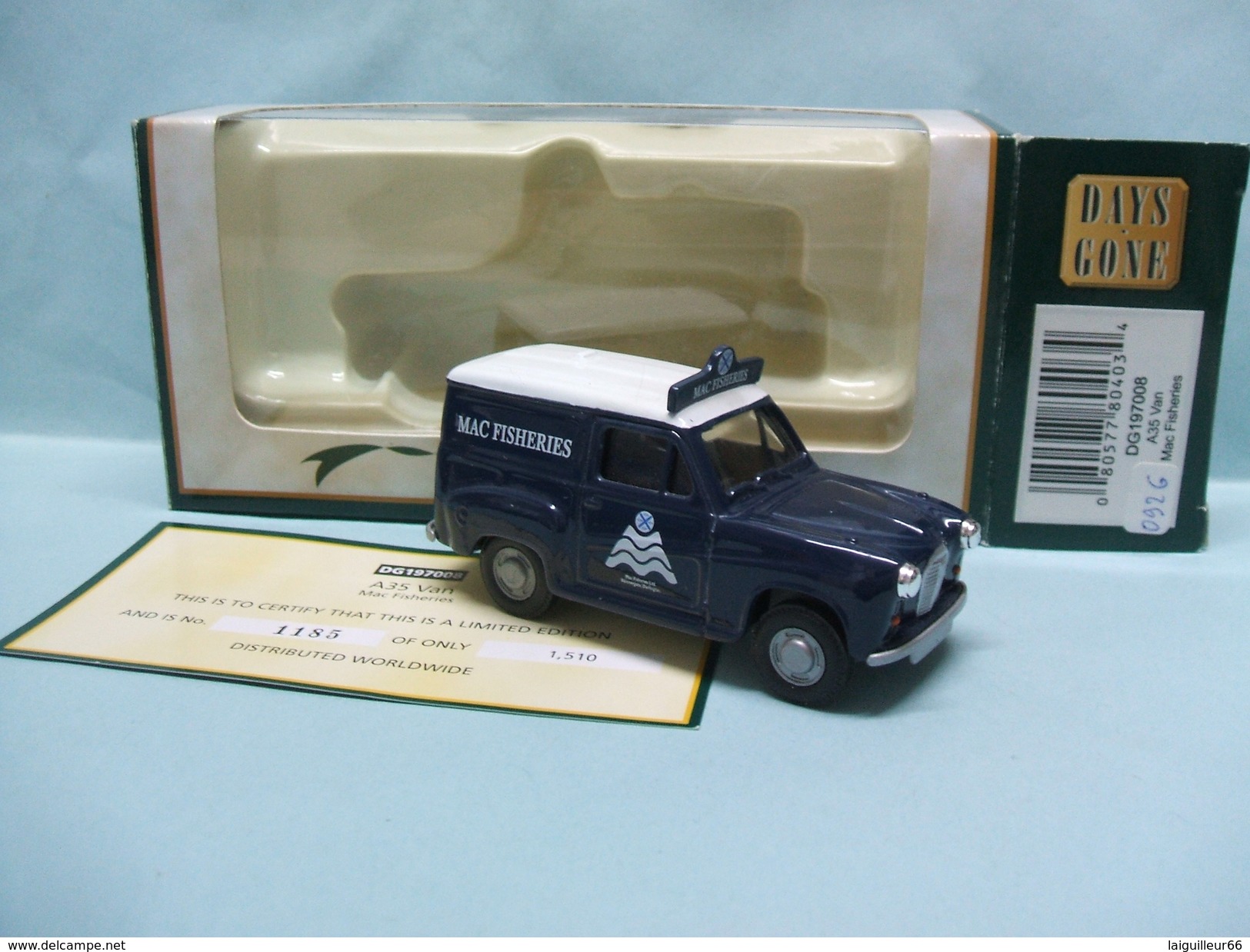 Corgi Lledo Days Gone - AUSTIN A35 Van MAC FISHERIES Réf. DG197008 BO - Commercial Vehicles