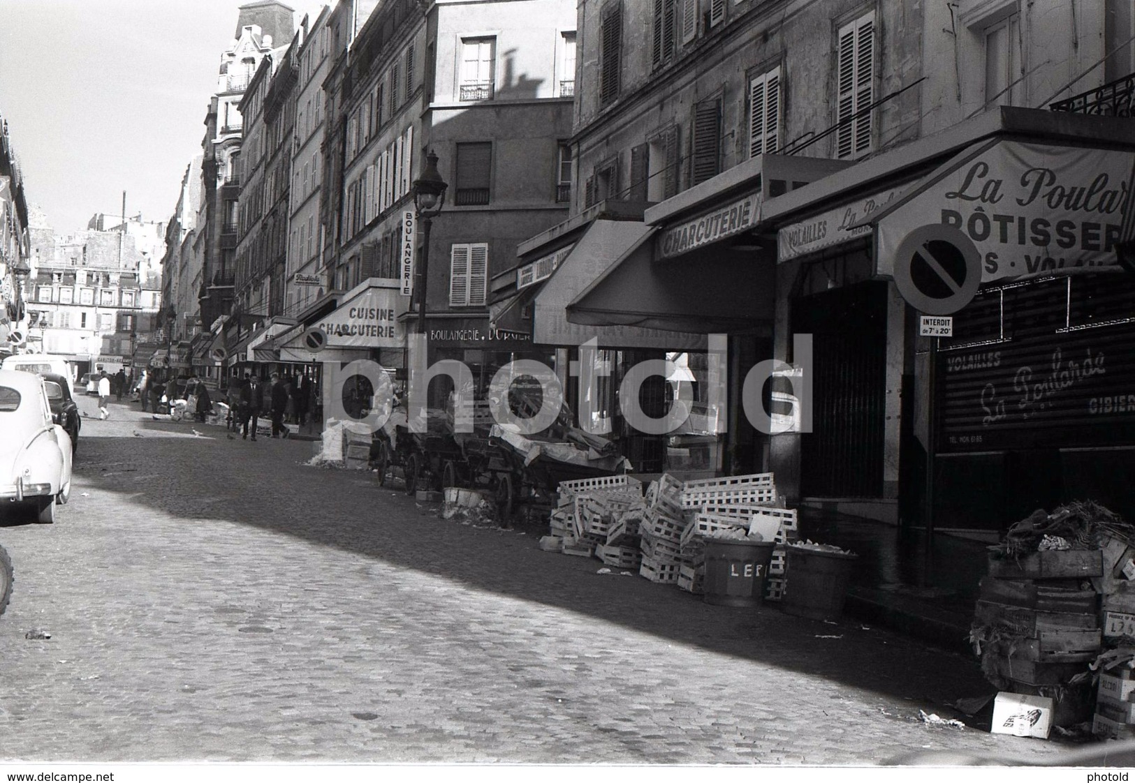 1963 RUE LEPIC PARIS FRANCE 35mm  AMATEUR NEGATIVE NOT PHOTO NEGATIVO NO FOTO - Other & Unclassified