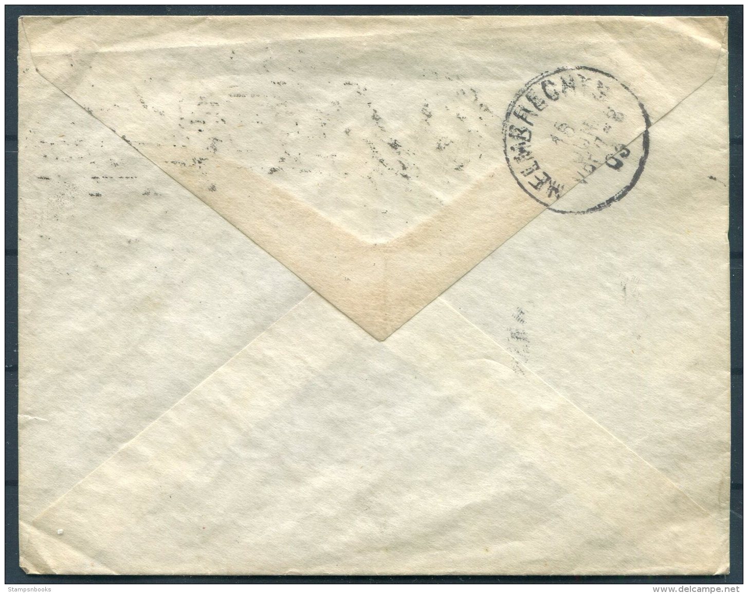 1903 GB QV 2d Stationery Cover London EC Machine Cancel - Helmbrechts, Bavaria - Lettres & Documents