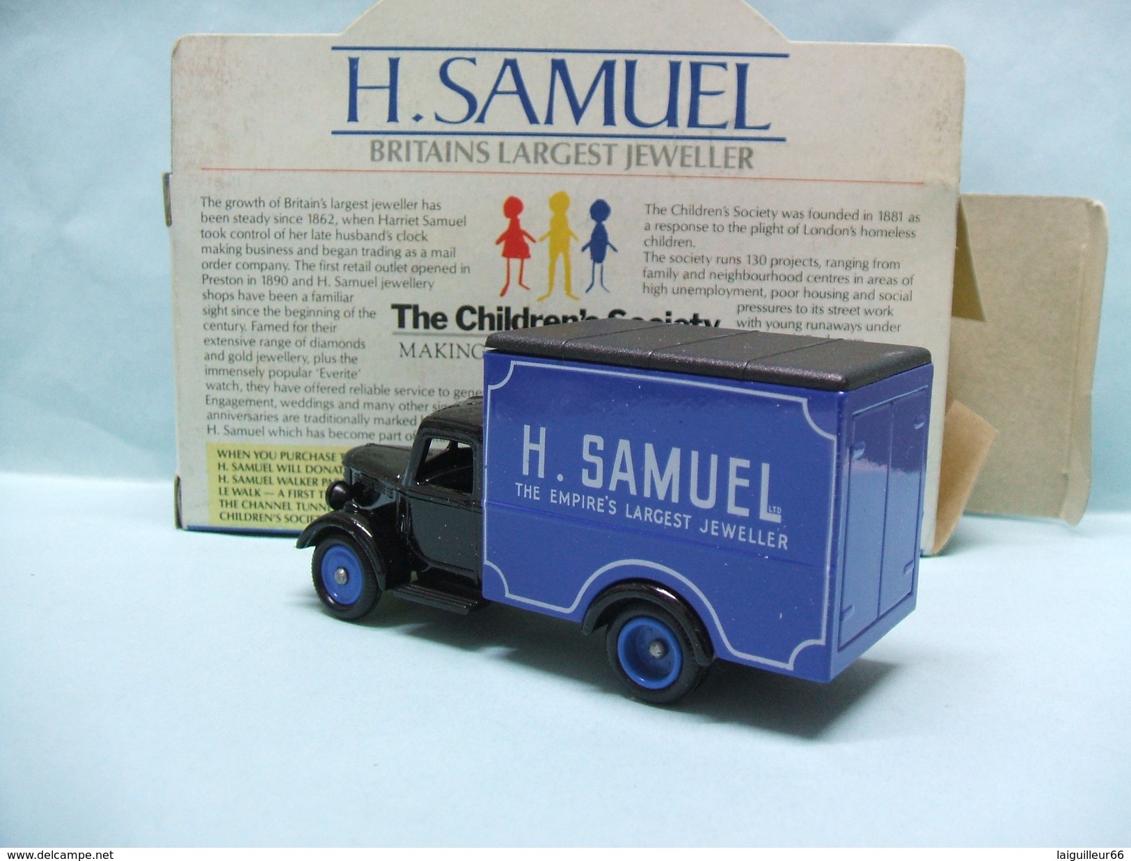 Lledo Daily Mail Le Walk - BEDFORD 30cwt Delivery Van H. SAMUEL BO - Utilitaires