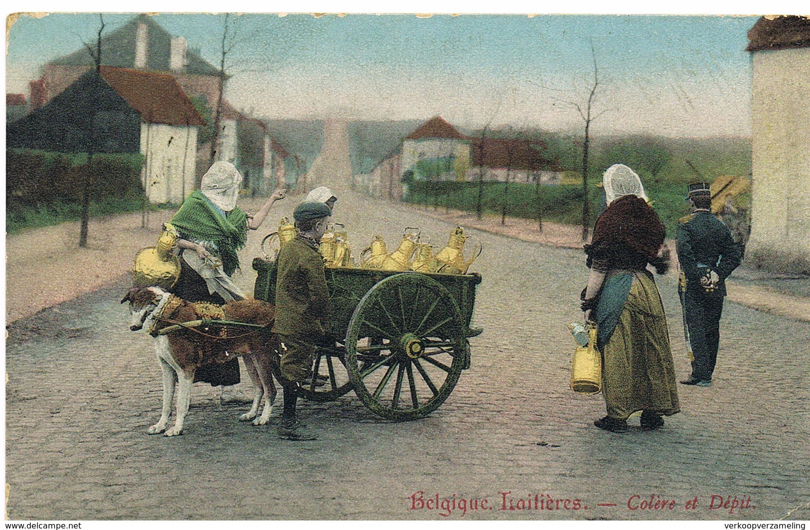 A  Laitiere Flamandes Vlaamse Melkboerinnen - Artisanat