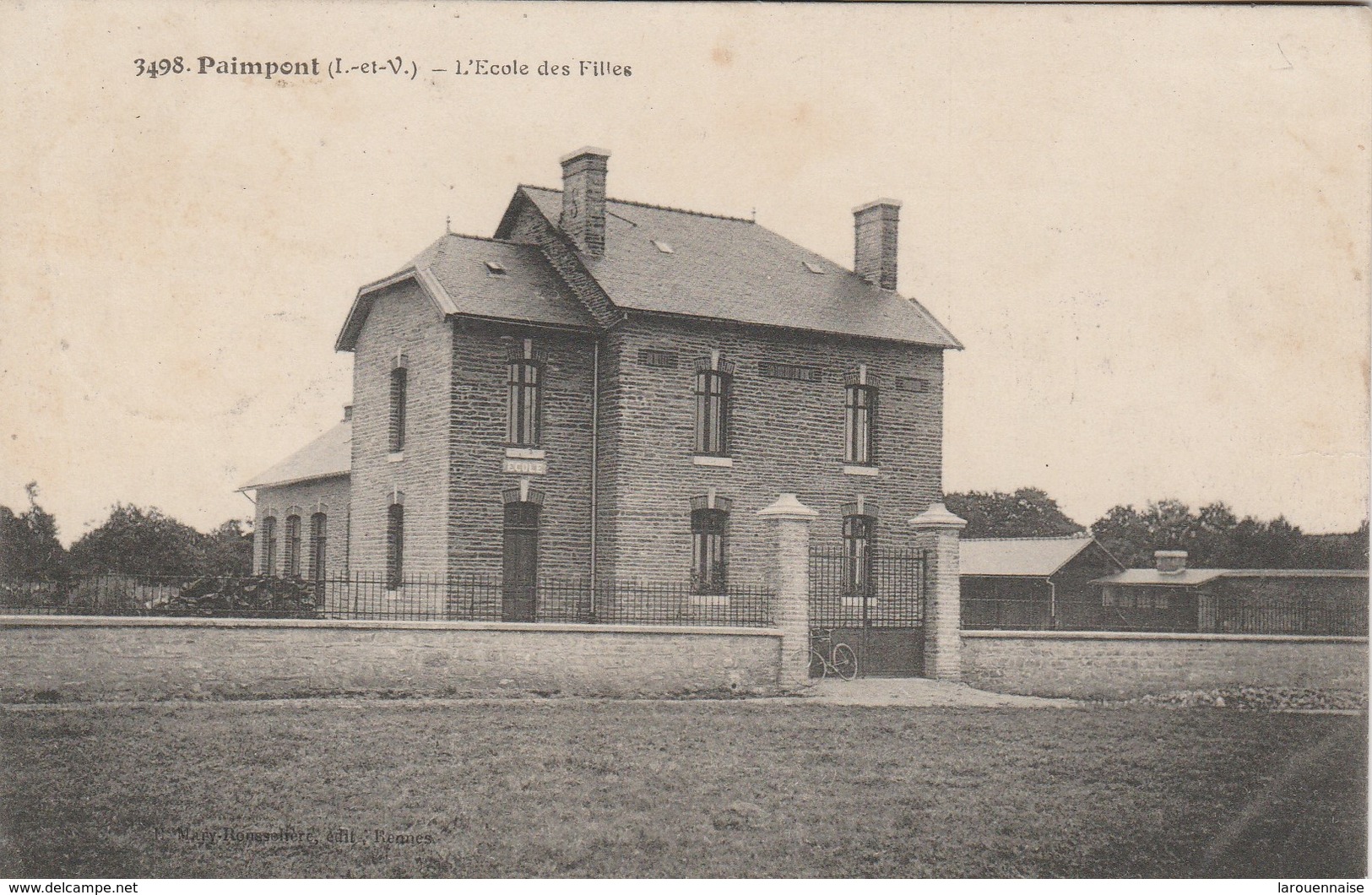 35 - PAIMPONT - L' Ecole Des Filles - Paimpont