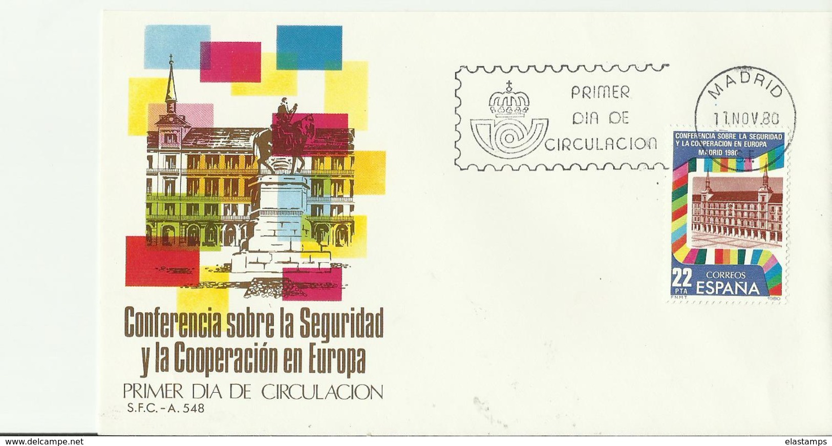 ES FDC 1980 - FDC